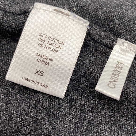 7th Avenue Dark Gray Sweater size XS - Picture 7 of 8